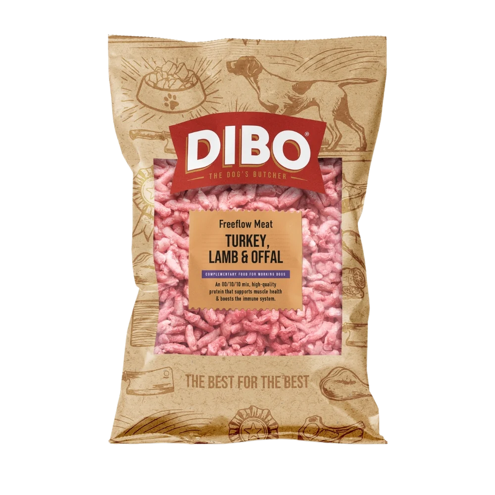 DIBO Turkey, Lamb and Offal Freeflow 1kg