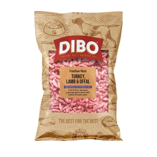 DIBO Turkey, Lamb and Offal Freeflow 1kg
