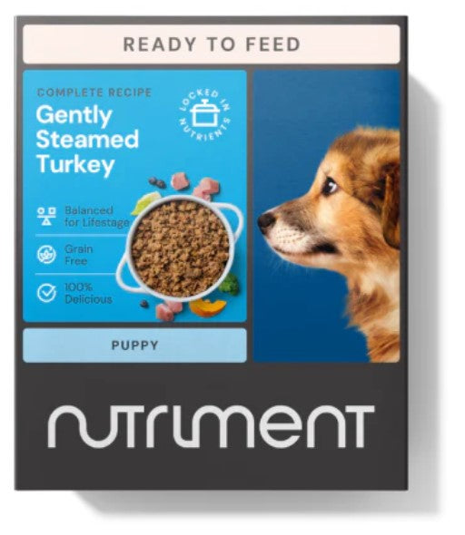 Gently Steamed Recipe - Turkey for Puppies 395g