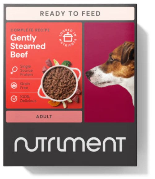 Gently Steamed Recipe - Beef for Dogs 395g