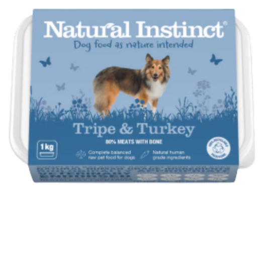 Tripe and Turkey 1kg (Natural Instinct)