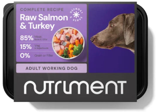 Salmon with Turkey formula Tray 500g
