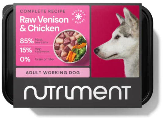 Venison with Chicken formula Tray 500g